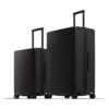 Bagages Level8 Valise Cabine Élégante 100% PC Noir 40L/105L Valise Cabine Pivotante TSA