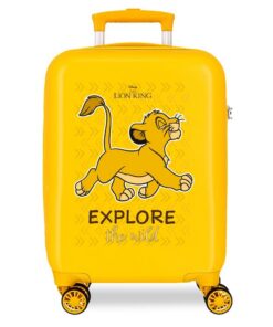 Valise Disney Roi Lion Enfant ABS Four Roulettes Multidirectionnelles