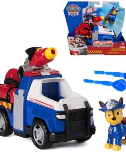 Pat Patrouille Chase Véhicule Pompiers Rescue Mission - Jouet Enfant 3 Ans+ 2 Projectiles Collectionnable