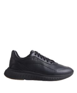 BOSS Homme Titanis Leather Working Group Baskets à Enfiler Baskets Luxe pour Hommes Professionnels한다는 조건으로 가장 미국 소비자에게 흥