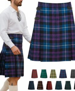 BRAW CLANS TARTANS Kilts pour hommes en tartan | Motifs à carreaux variés | Taille adaptable de 76,2 à 116,8 cm | Parfai