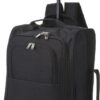 Valise Trolley 55 cm 42 L Noir pour Voyageurs, Roulottes Offrant Un Espace de Stockage Étendable, Sac à Épaule Confortab