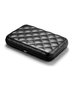ÖGON -DESIGNS- Cartes-porte en aluminium rigide pour femme | Protection RFID contre la fraude | Poche compacte pour femm
