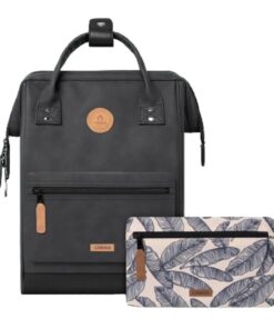 CABAIA - Sac à Dos Adventurer Déperlant pour Homme et Femme - Noir