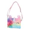Sac Licorne CALLARON Bandoulière Poche Petite Fille Arc-Ciel Sellé pour Petites Filles