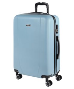 Valise Rigide ITACA Bleu Clair pour Voyage et Week-end