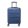 DELSEY PARIS Valise Cabine Rigide Slim - Polyester Élégant - Voyage Business - 55x40x20 cm - 34 Litres - S - Bleu Nuit