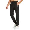 JustSun Homme Pantalons de Sport en Coton avec Poche Zippée Outdoor Été
