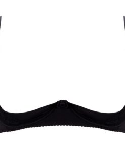 Axami V-6091 Manolo Soutien-Gorge Push-up Haute qualité pour Femme Haute-Seins et Amovibles Bretelles Noir (Lot de 1)