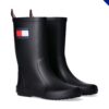 Tommy Hilfiger Mixte Enfant Rudy Rain Boot - Bottes imperméables - Hiver - Style Vintage - Taille 22-28