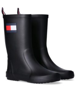 Tommy Hilfiger Mixte Enfant Rudy Rain Boot - Bottes imperméables - Hiver - Style Vintage - Taille 22-28
