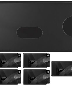 JRYXDS Protection Carte Bancaire Anti Rfid Et Nfc Pour Véhiculer En Sécurité Dans La Vie quotidienne Avec 6 Pièces Etui