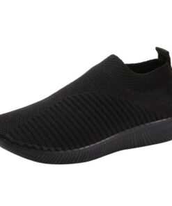 Chaussures De Sport sans Lacets pour Femmes Orthopediques Lightweight Comfortables Outdoor Course Travail Casual Tennis