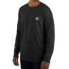 Carhartt Force Relaxed Fit Midweight Long-Sleeve Pocket T-Shirt Utilitaire de Travail Noir Taille LHommes Trend Populair
