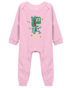 A Love Monster Body Long Manches Bébé 100 % Coton Biologique pour Enfants dès 6 Mois de L'Ensemble de Sommeil en Ligne