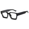 Lunettes de protection anti-lumière bleue CX-8143 - Carrée Vintage pour Homme/Femme - Protection écran PC, TV, tablette
