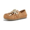 100junzidao Mocassins Convertibles Confortables pour Femmes à Enfiler | Style German Trainer Vintage | Chaussures de Con
