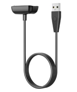 Chargeur Fitbit Compatible avec Fitbit Charge 5/Luxe/Charge 6, Magnétique, Câble USB Remplacement (1 Pièce-100cm)