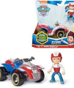 Pat Patrouille Véhicule Figurine Ryder Plastique Recyclé Enfant 3 Ans+