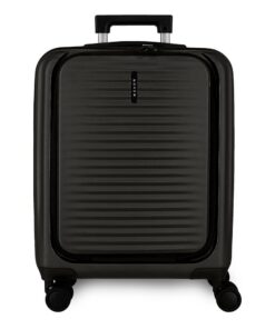 Valise cabine Dayton noir ABS TSA 4 roues doubles léger et durable 40x55x20 cm