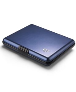 ÖGON - Portefeuille en Aluminium | Protection RFID |Hommes | Voyage | Élevé en Sicilie | Sans fenêtres | Modèle Smart Ca