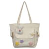 Sac à aisselles Ruarby femmes dessin animé grande capacité école shopping