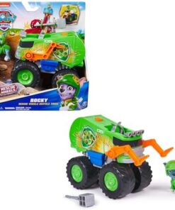 Pat Patrouille Rocky Rescue Wheels Véhicule Tout-Terrain - Jouet Enfant 3 Ans+ avec 1 Projectile Collectionnable