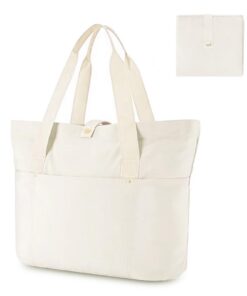 Aucuu Sac à Main Femme Cabas, Taille Pliable et Léger pour Voyage, Travail et École