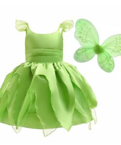 Costume Fée Clochette Lito Angels verte taille 18-24 mois pour fille chaud et pratique