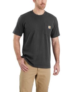 Carhartt K87 Pocket S/S T-Shirt Utilitaire de Travail Homme en Cotton Biére et travail
