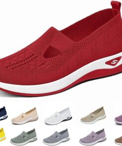 Chaussures orthopédiques confortables pour femme - Pieds nus - Chaussures de marche - Chaussures de travail - Baskets à