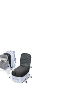 Sac à Dos Sous Vide Compression pour Voyage en Avion - Sac de Compression 45x36x20 cm Imperméable avec Pompe à Air, Sac