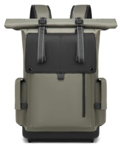 [côté premium] Grand sac à dos étanche pour ordinateur 17.3" - 52 L léger sécurisé à double fermeture - Idéal voyages cy