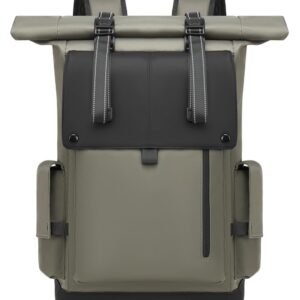 [côté premium] Grand sac à dos étanche pour ordinateur 17.3" - 52 L léger sécurisé à double fermeture - Idéal voyages cy