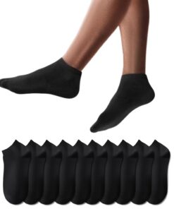 YouShow | Chaussettes de sport_hommes_femmes 10 paires chaussettes mi-longues_coton unisexes OEKO-TEX STANDARD 100