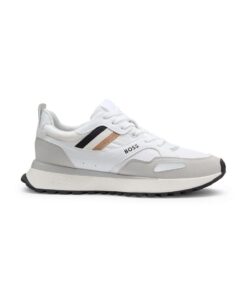 BOSS Hommes Jonah Runn Baskets Chaussures de Course Éléctrique Semelle Extérieure Gomme EVA pour Athlètes Marathon