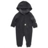 Carhartt Combinaison à capuche pour bébé garçon - Longue manche, Fermeture éclair, Matériau doux et respirant