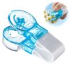 Pilulier portable pour voyageurs, Extracteur de pilules alvéolées facile et pratique, Accessoire de voyage idéal (1PCS)