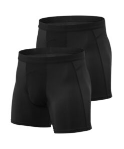 Niksa Caleçons_homme_boxer_sport_XL_noir