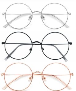 ChAusa Lunettes Anti Lumière Bleue Homme Femme Noir Argent Rose Or