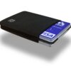 Portefeuille Modern Slim Wallet for Men - RFID Blocking Business Card Holder with Leather Cover - Travel Carry Case for