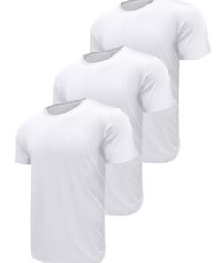 Boyzn Lots de T-Shirts de Sport pour Homme - Manches Courtes - Séchage Rapide et Respirant - Global Recycled Standard -