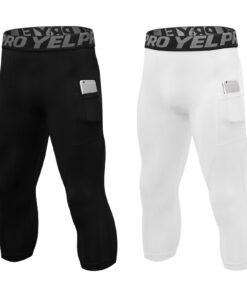 HomyComy Legging Homme Séchage Rapide Jogging Baselayer Gym Cyclisme