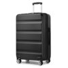 Kono 28" Grand Valise TSA Serrure | Valise Extensible 4 Roues Silencieuses | Idéal pour Voyageurs Frequent | Léger et Du