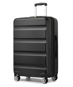 Kono 28" Grand Valise TSA Serrure | Valise Extensible 4 Roues Silencieuses | Idéal pour Voyageurs Frequent | Léger et Du