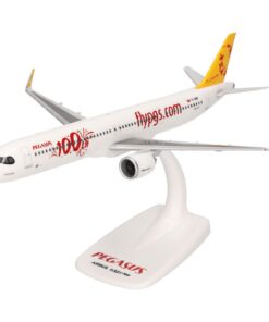Herpa Pegasus Airlines Airbus A321neo 1/200 Snap-fit Modèle Collectible Figurine Plastique Jouet Aviation