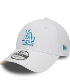 New Era 9Forty Strapback Cap Outline Los Angeles Dodgers Hommes Casual Été