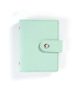Tooloflife Porte-cartes de crédit en cuir synthétique pour femme, style classique, 6 couleurs, 65 g, Lot de 2