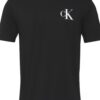 Calvin Klein SS 30s EU Homme T-Shirt Logo Gauche Graphique Lv04rd865g