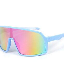 JINGTOPS Lunettes de Soleil Enfant Protection UV400 Cyclisme Polarisées Jeunes Polysports